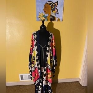 Colorful Geometric Pattern Kimono